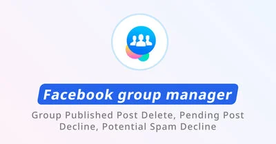 Facebook Group Manager Extension Image
